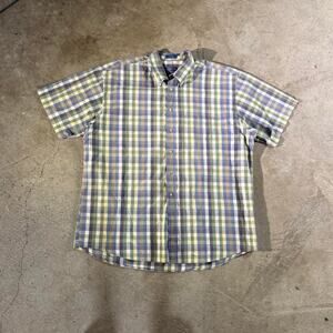 Pendleton Plaid Short Sleeve Button Down Shirt